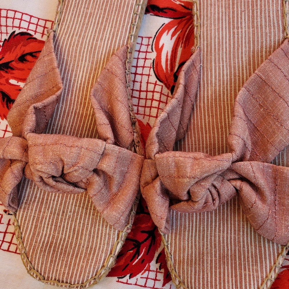 Dolce Vita Benicia Blush Linen Slides